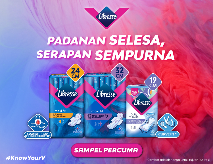 LIBRESSE® KNOW YOUR V PEK PERCUBAAN (MAXI WINGS)